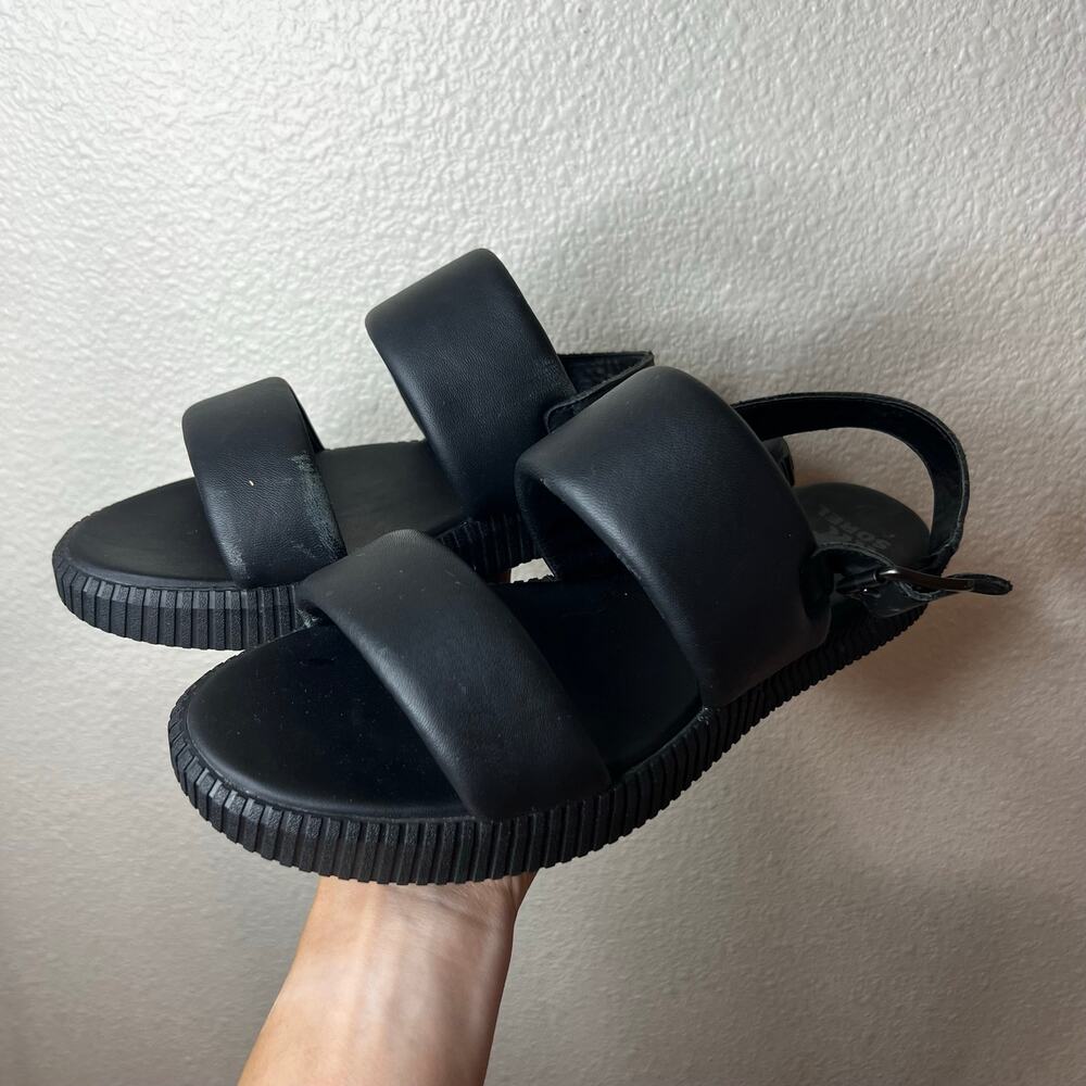 Sorel Ona Streetworks Go-To Flat chunky platform Sandals in black WOMENS 39